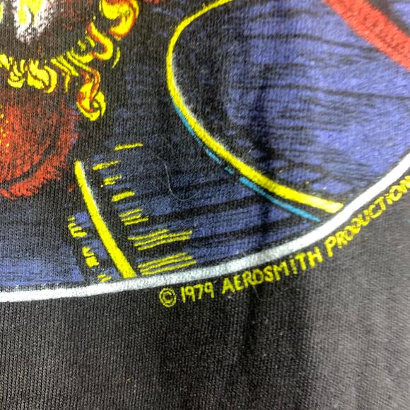 vintage 1979 AEROSMITH Toys In The Attic double sided single stitch tee shirt L - Picture 7 of 7
